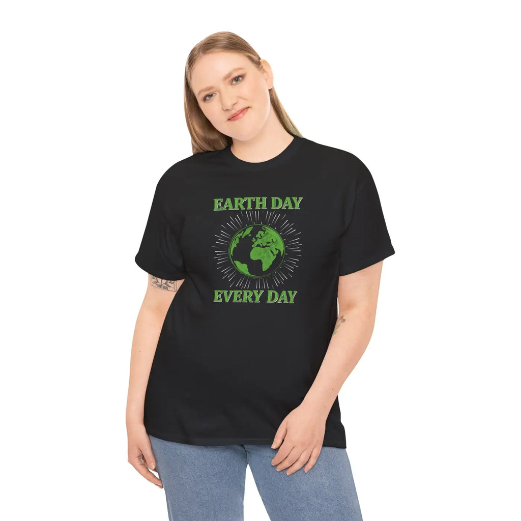 Earth Day Unisex Deluxe T Shirt - Heavy Cotton Everyday Wear - DipaliZ