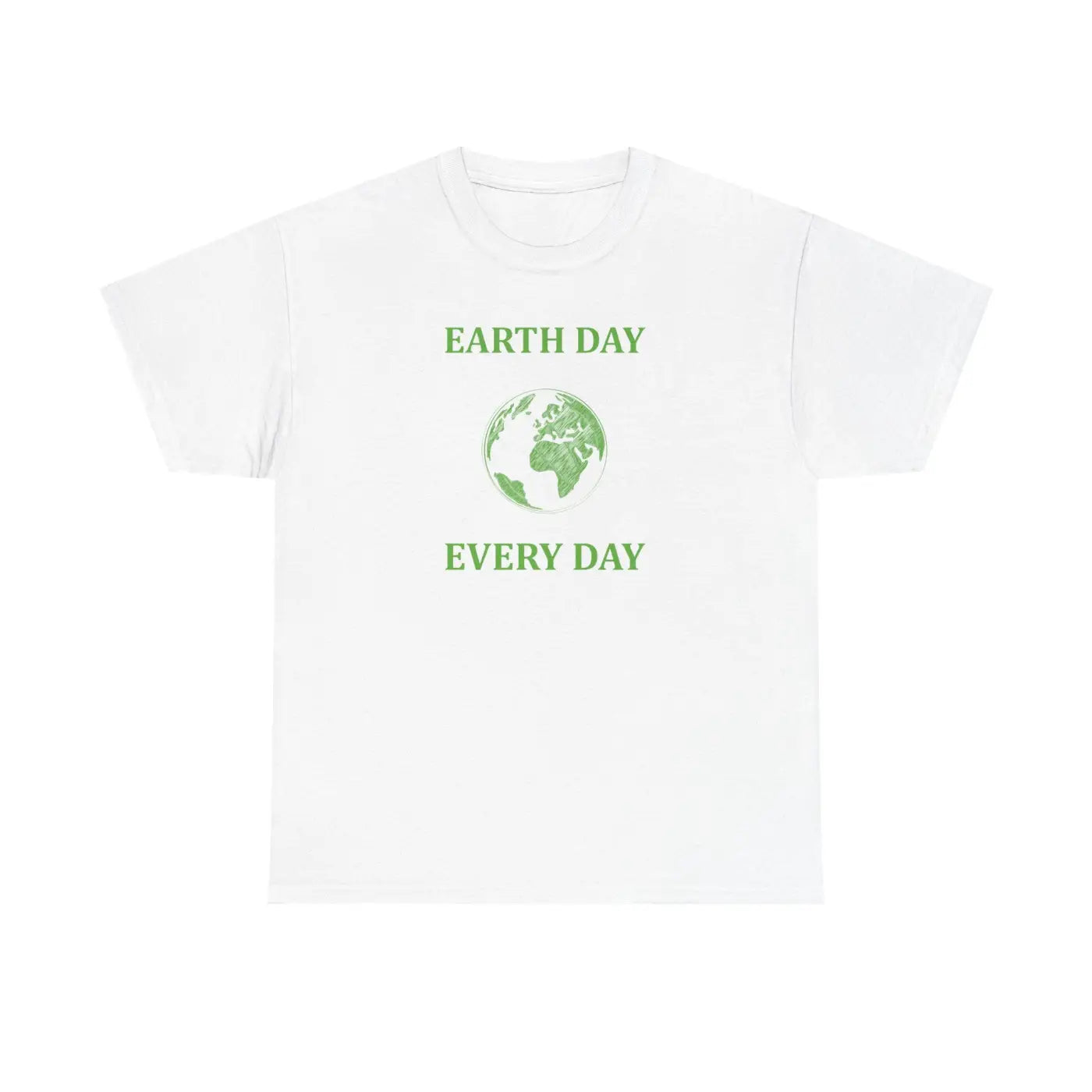 Earth Day Unisex Deluxe T Shirt - Heavy Cotton Everyday Wear - DipaliZ