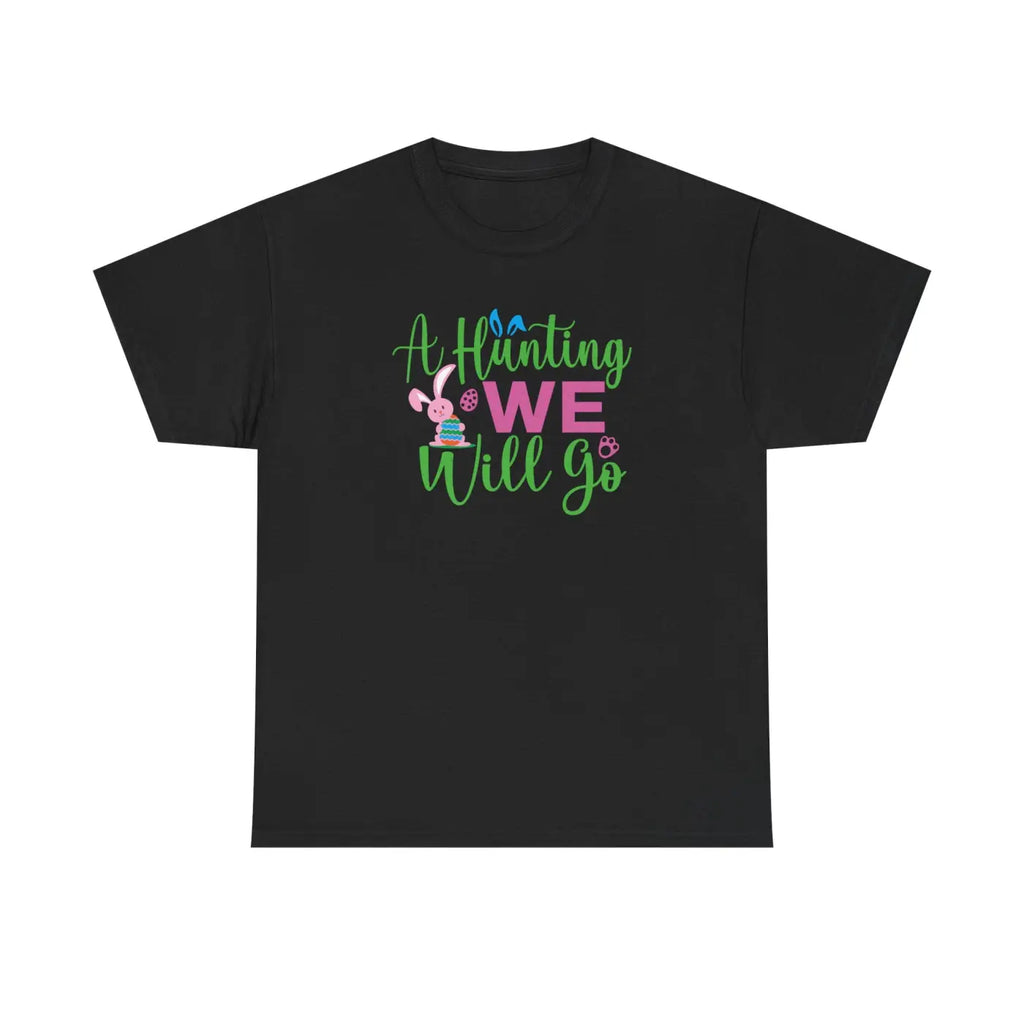 Easter Hunting Unisex Deluxe T Shirt - Heavy Cotton - DipaliZ