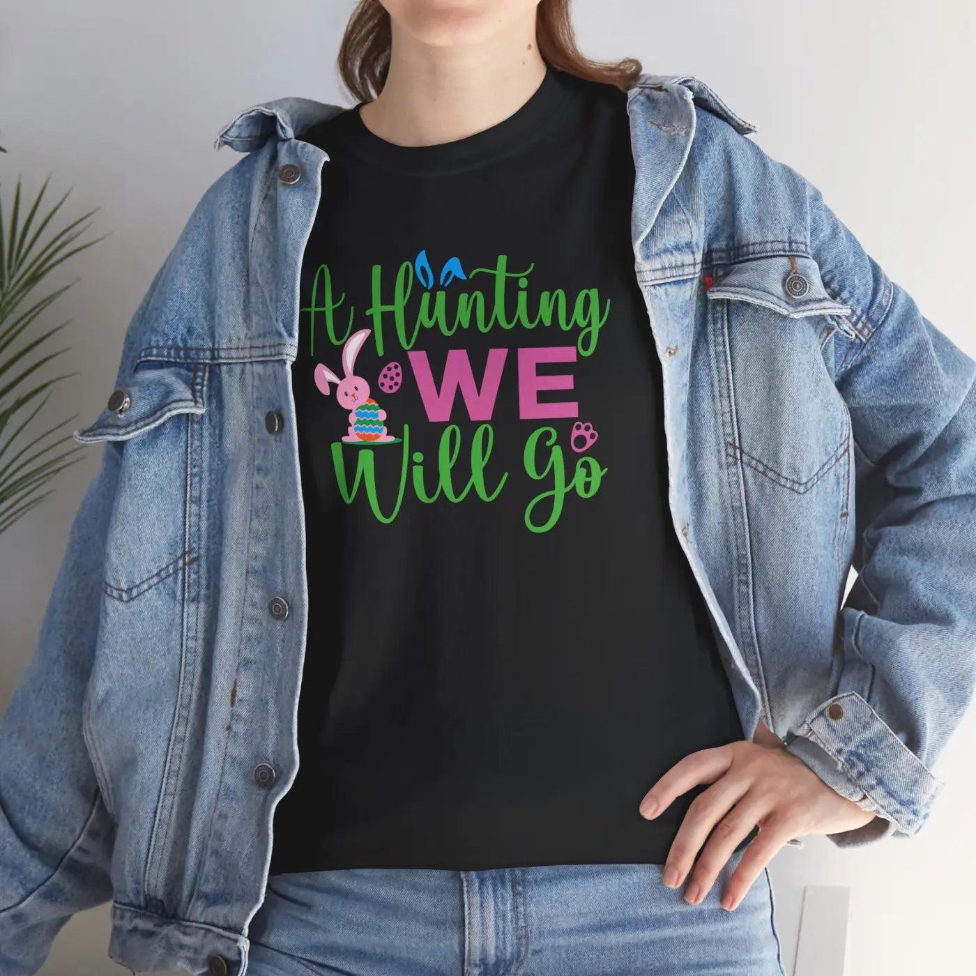 Easter Hunting Unisex Deluxe T Shirt - Heavy Cotton - DipaliZ
