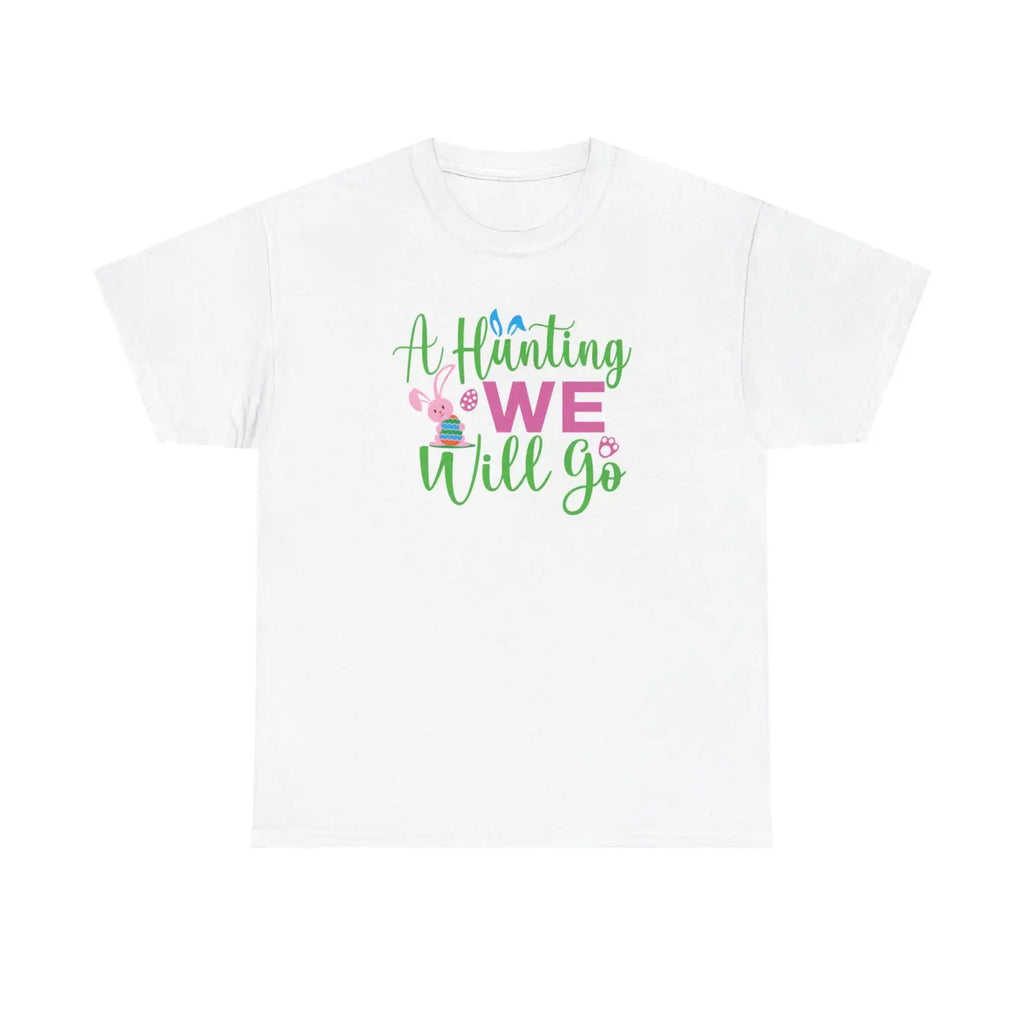 Easter Hunting Unisex Deluxe T Shirt - Heavy Cotton - DipaliZ