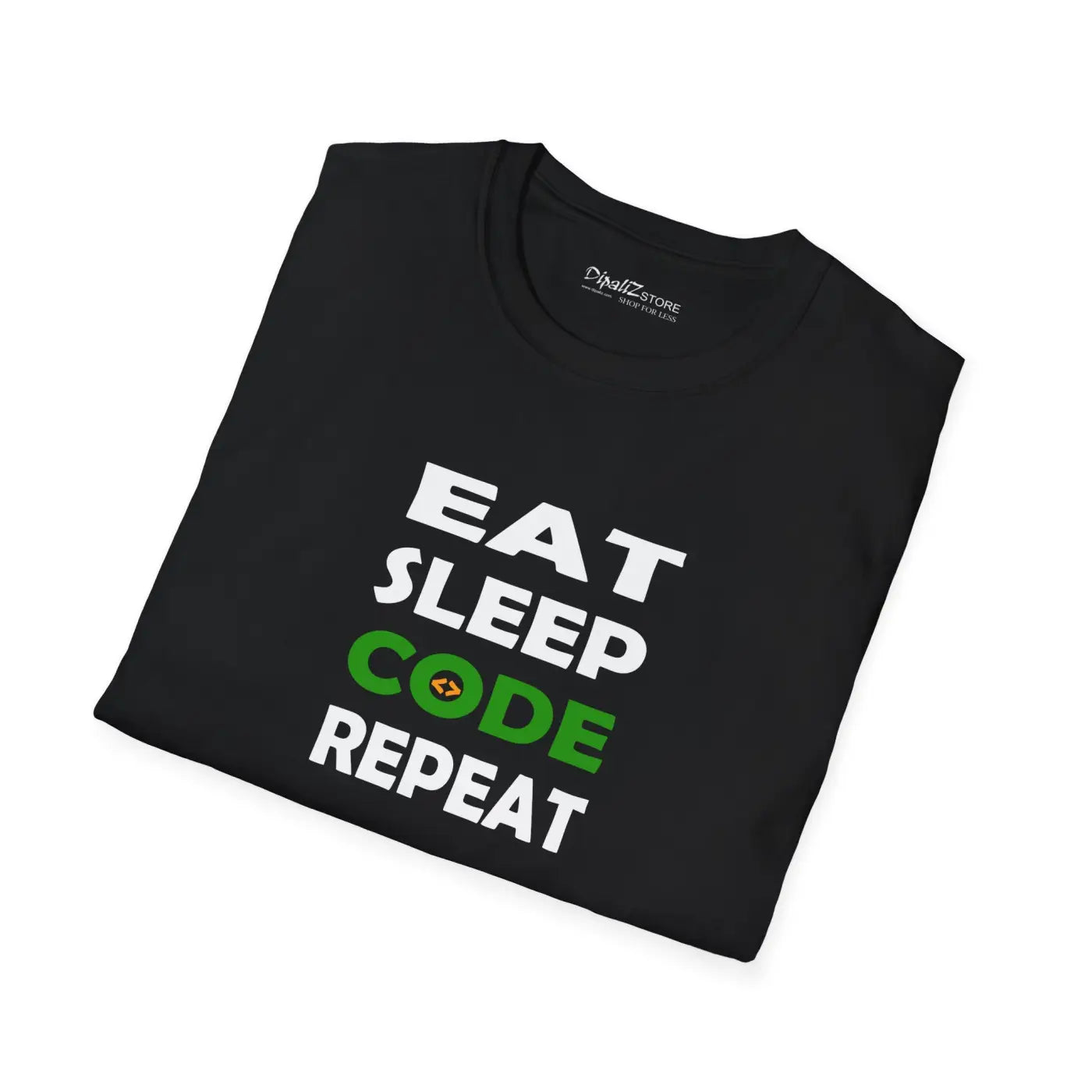 Eat Sleep Code Repeat Tee - Softstyle Nerd Shirt - DipaliZ