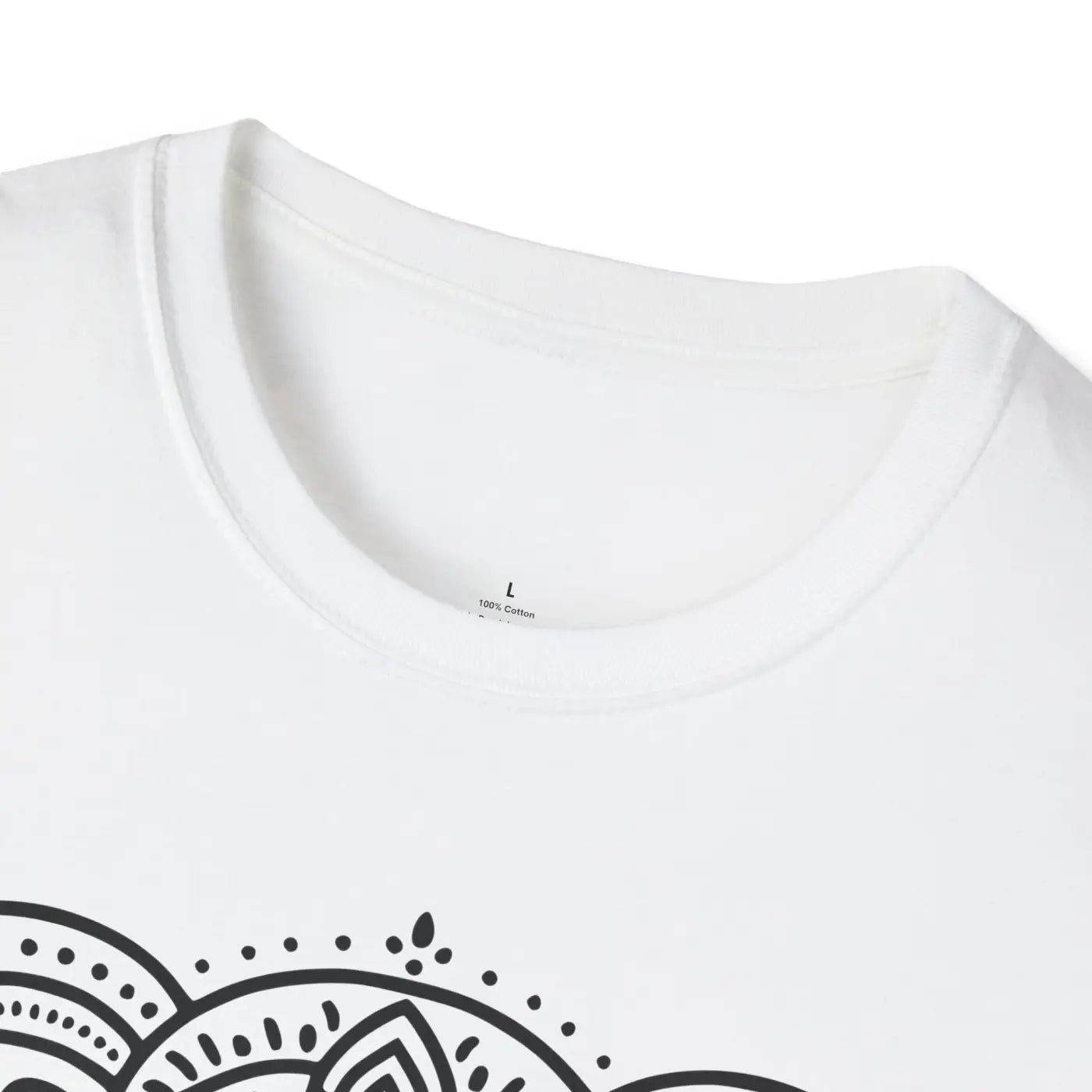 Mandala Elephant Softstyle T Shirt - Unisex Comfort Tee - DipaliZ