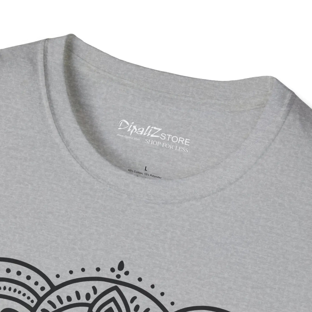 Mandala Elephant Softstyle T Shirt - Unisex Comfort Tee - DipaliZ