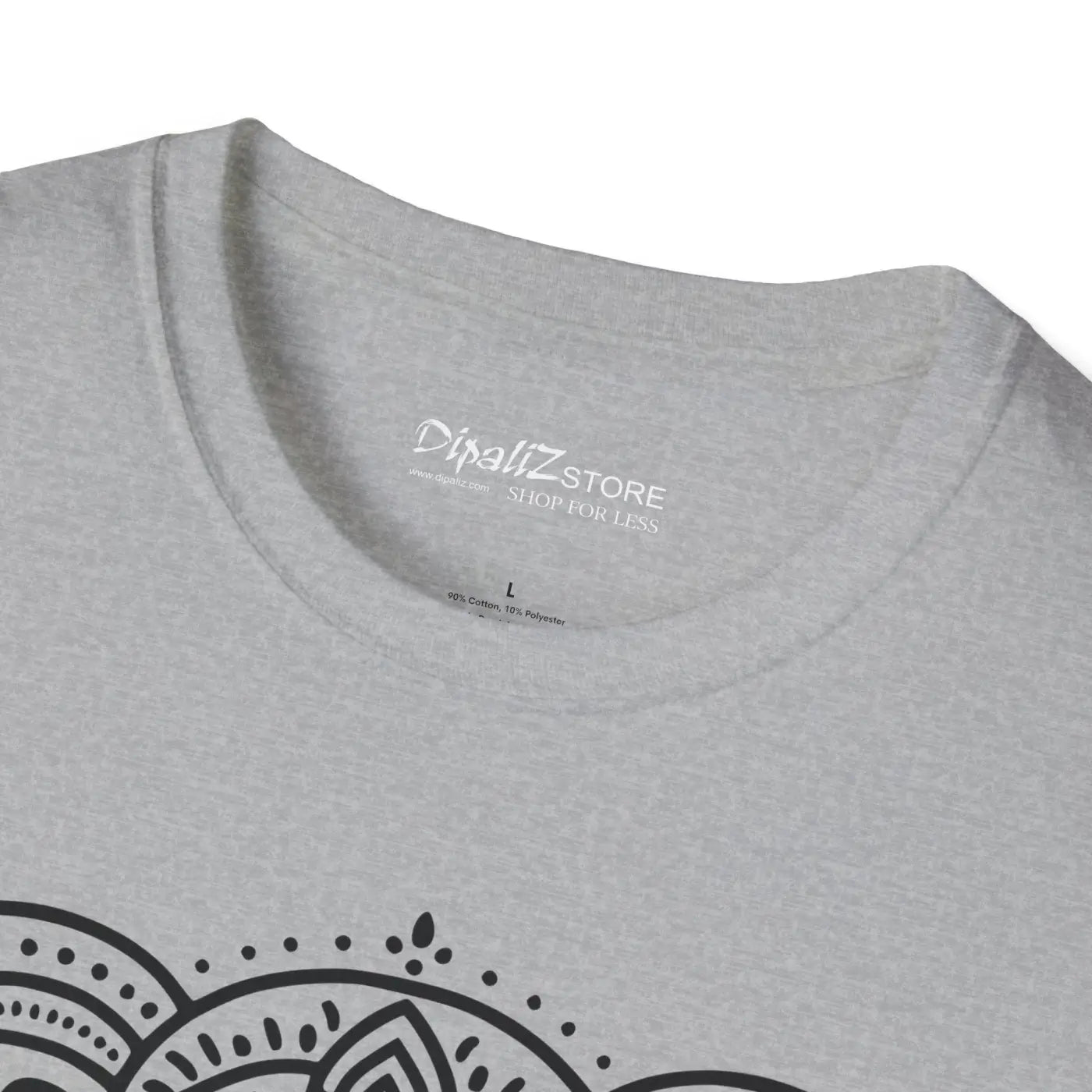 Mandala Elephant Softstyle T Shirt - Unisex Comfort Tee - DipaliZ