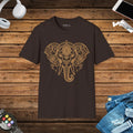 Mandala Elephant Softstyle T Shirt - Unisex Comfort Tee - DipaliZ