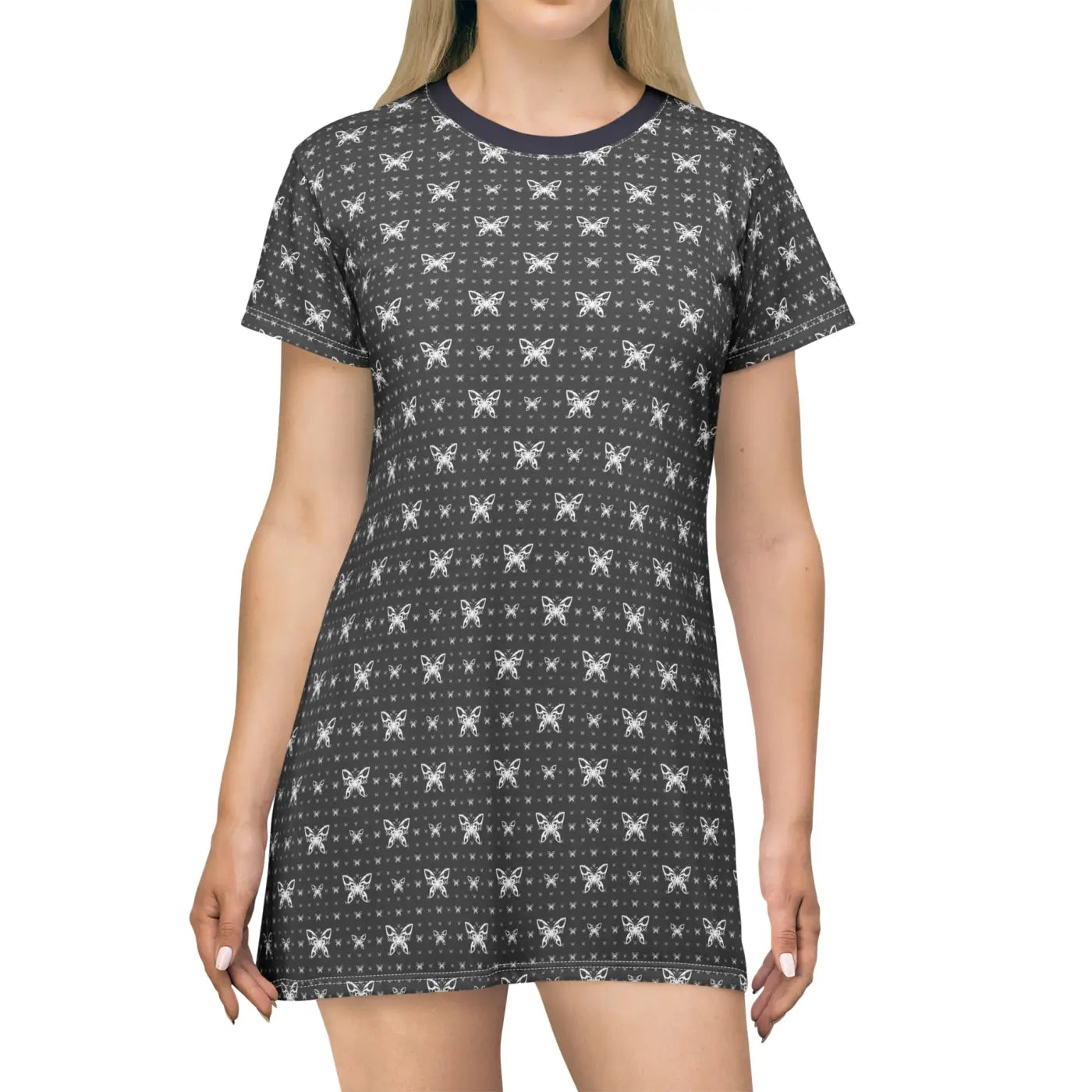 Enchanting Butterflies Dance Shirt Dress - Flutter Style - DipaliZ
