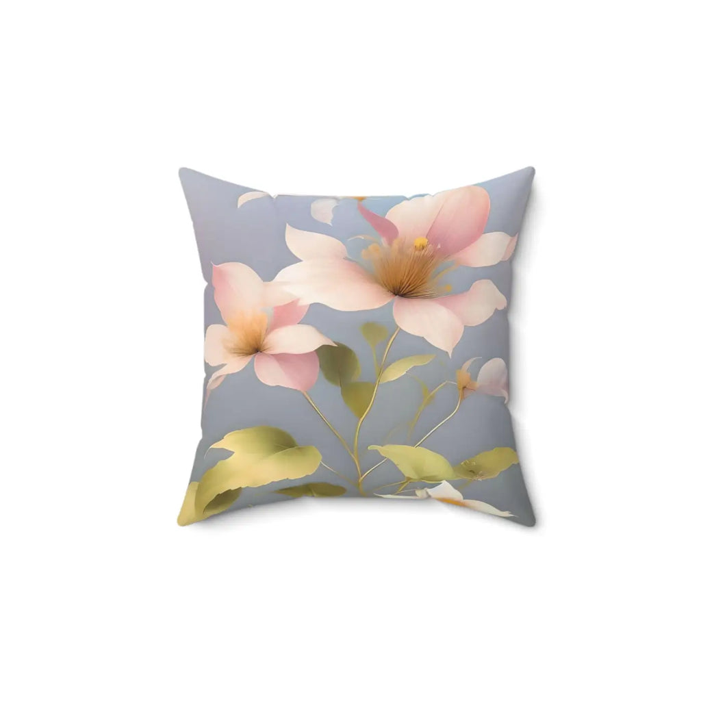 Golden Morning Bliss Throw Pillow - Spun Polyester Square - DipaliZ