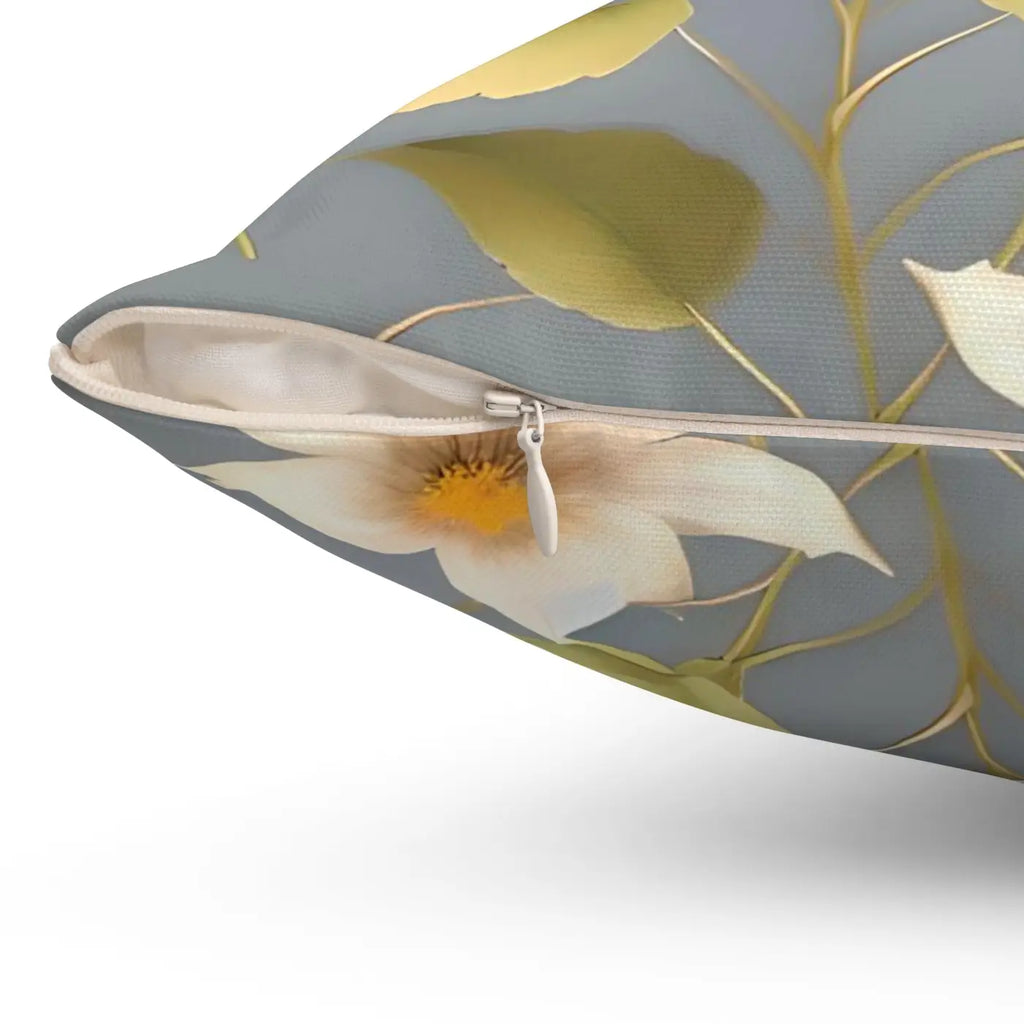 Golden Morning Bliss Throw Pillow - Spun Polyester Square - DipaliZ