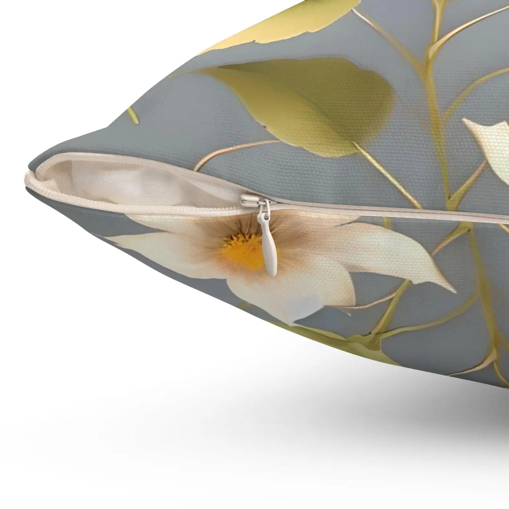 Golden Morning Bliss Throw Pillow - Spun Polyester Square - DipaliZ