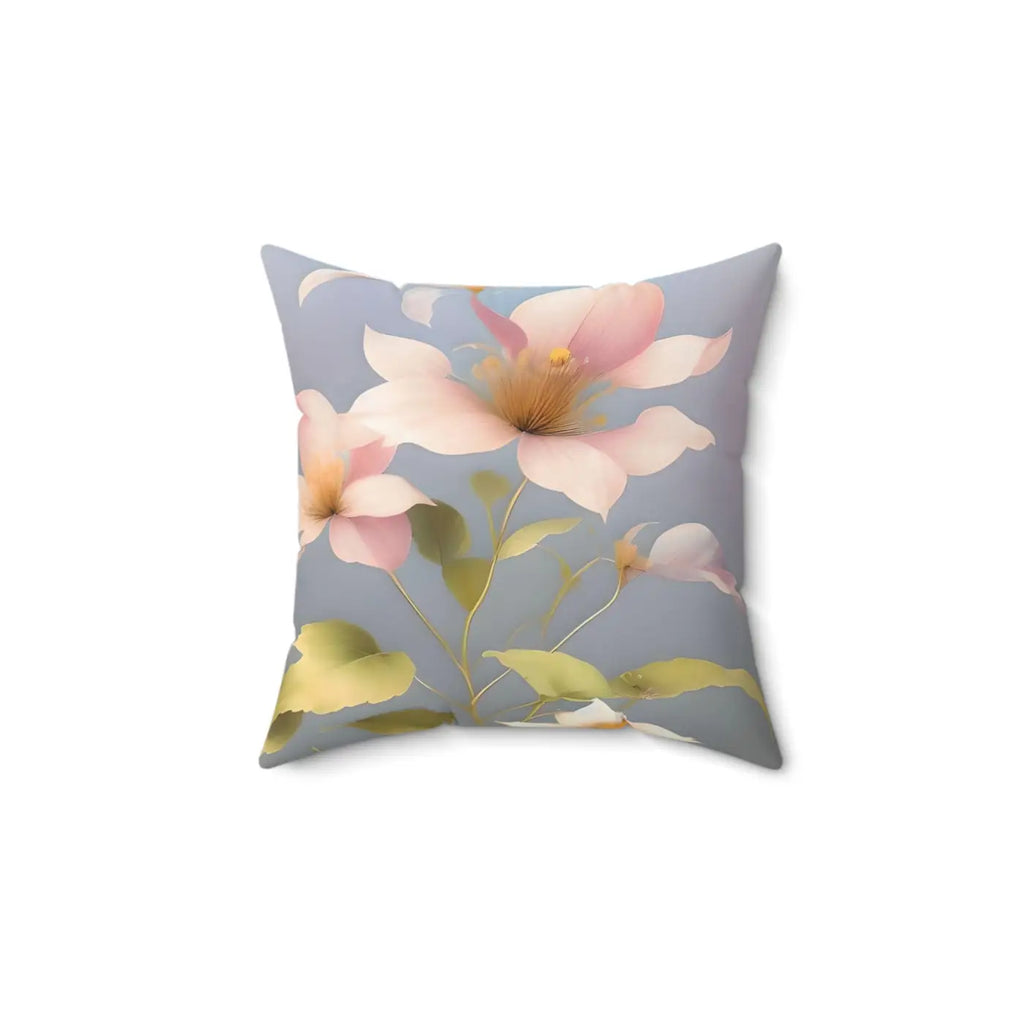 Golden Morning Bliss Throw Pillow - Spun Polyester Square - DipaliZ