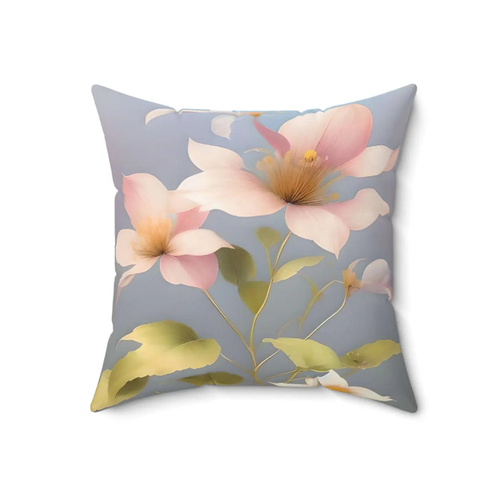 Golden Morning Bliss Throw Pillow - Spun Polyester Square - DipaliZ