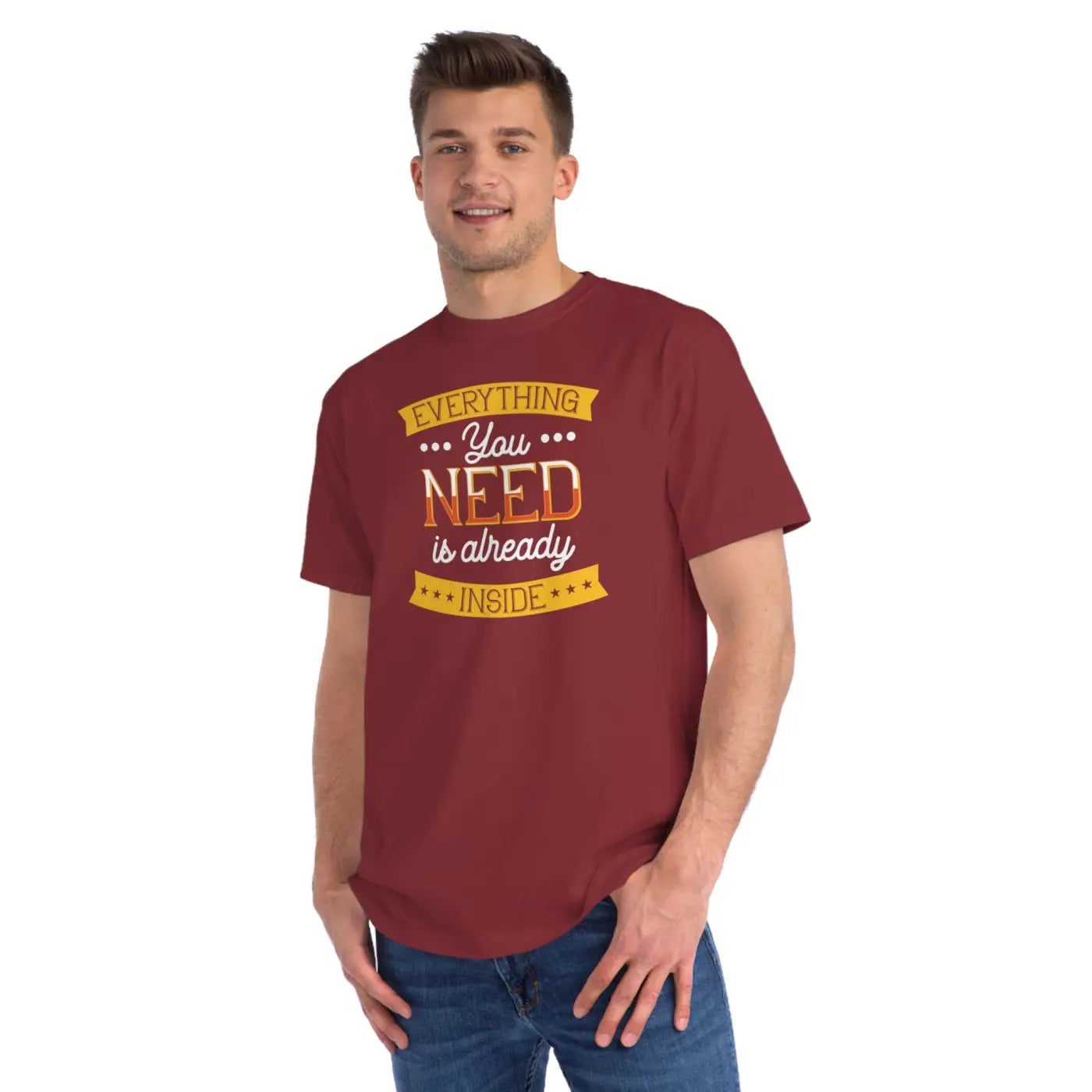 Organic Unisex Classic T Shirt - Eco Friendly Comfort - DipaliZ