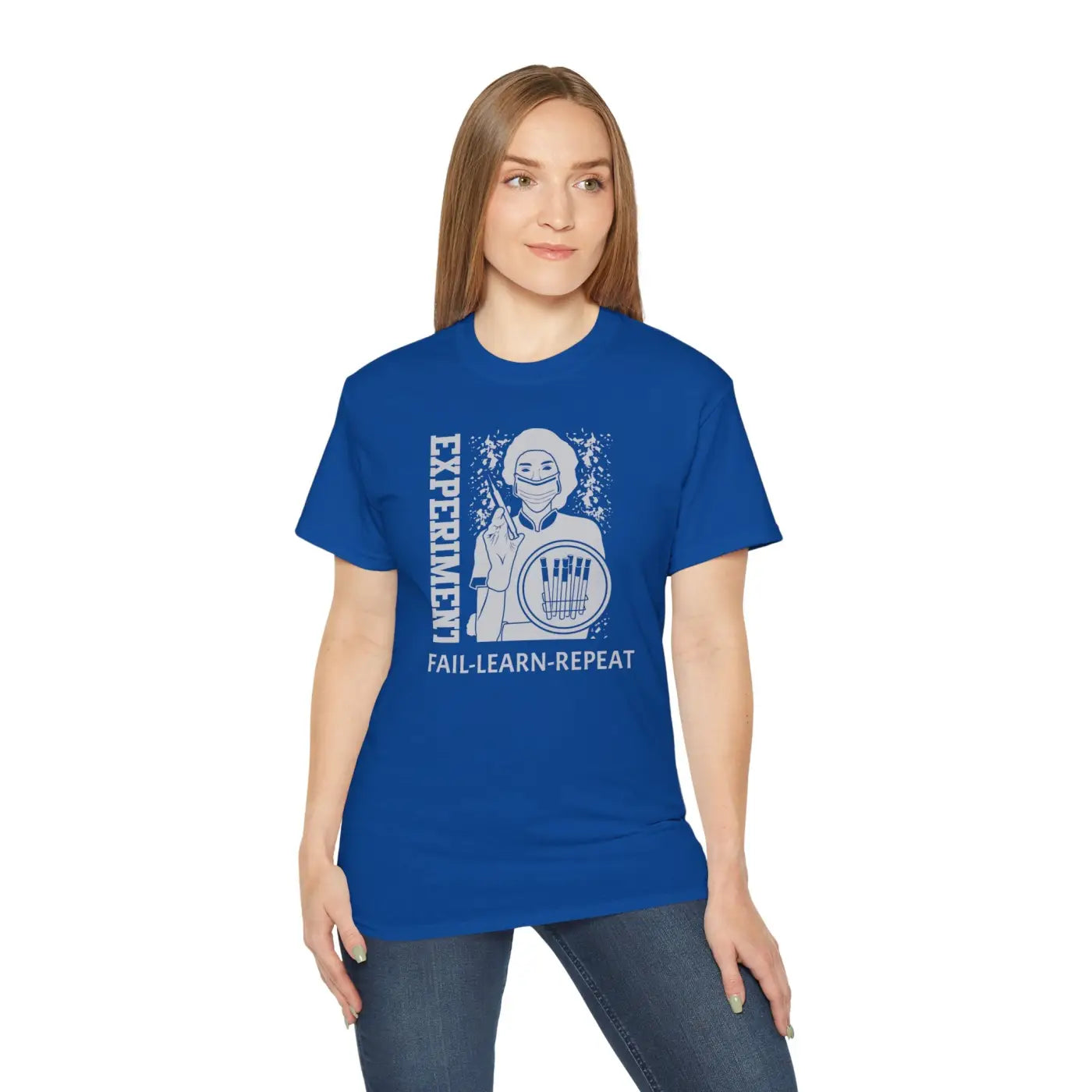 Experiment Tee Unisex Ultra Cotton - Fail Learn Repeat - DipaliZ