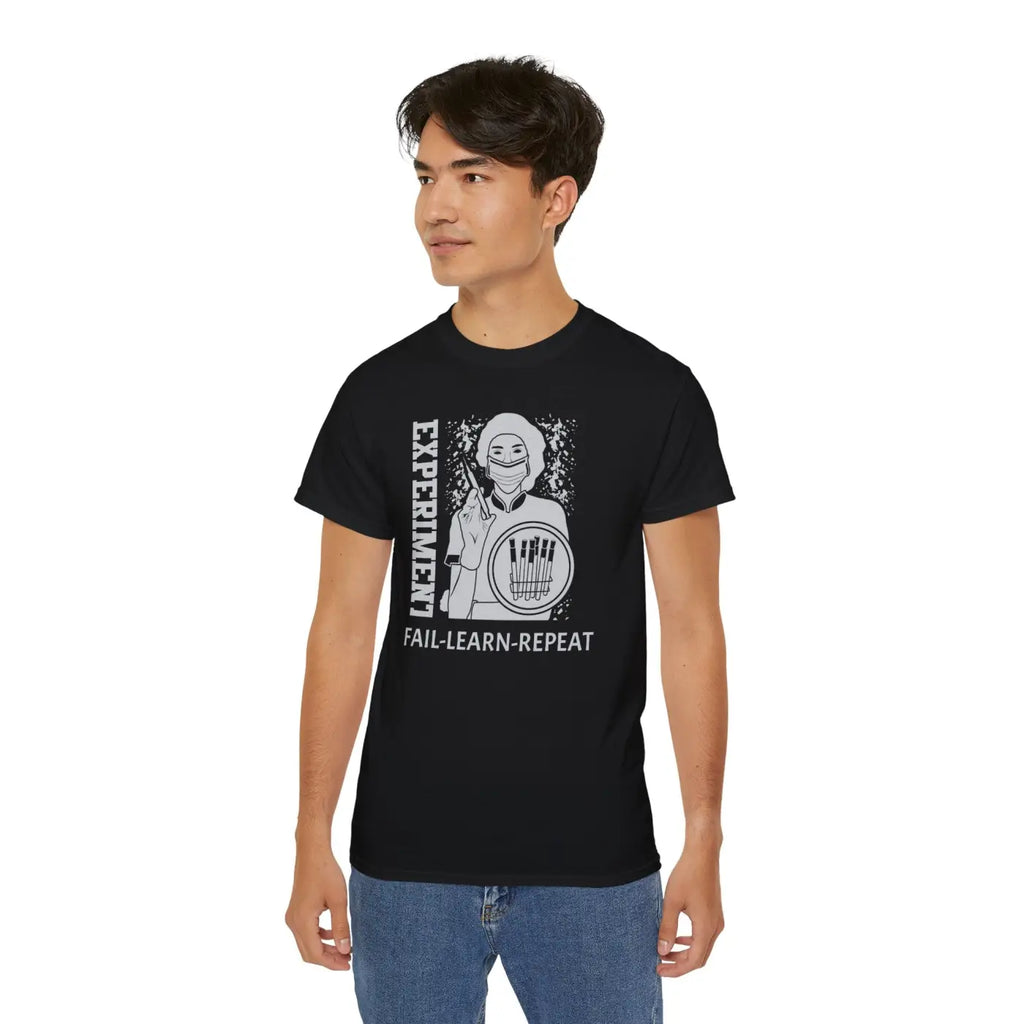 Experiment Tee Unisex Ultra Cotton - Fail Learn Repeat - DipaliZ