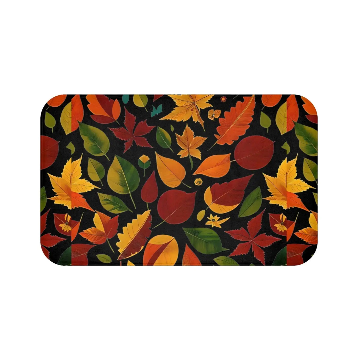 Fall Foliage Bath Mat - Cozy Seasonal Comfort - DipaliZ