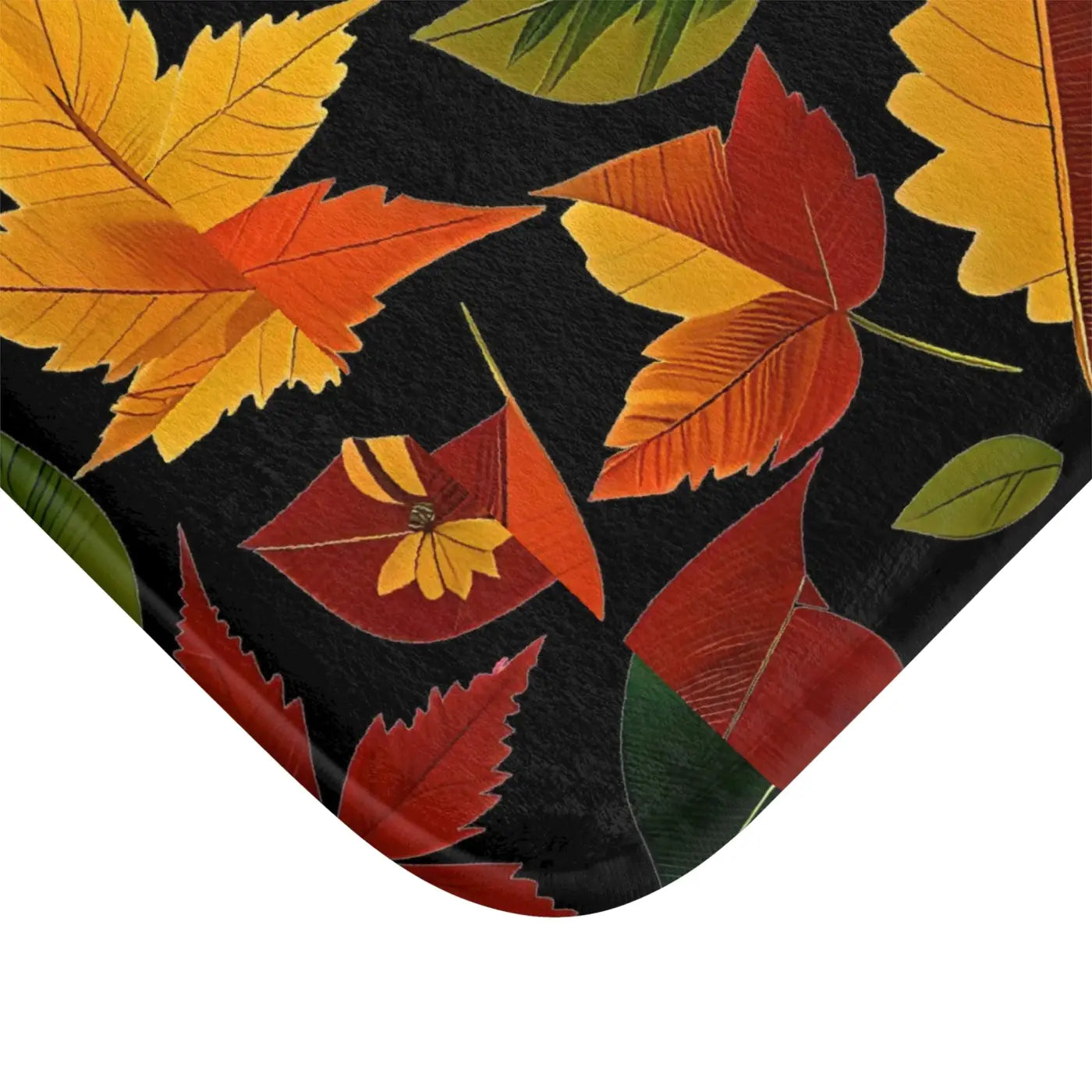 Fall Foliage Bath Mat - Cozy Seasonal Comfort - DipaliZ