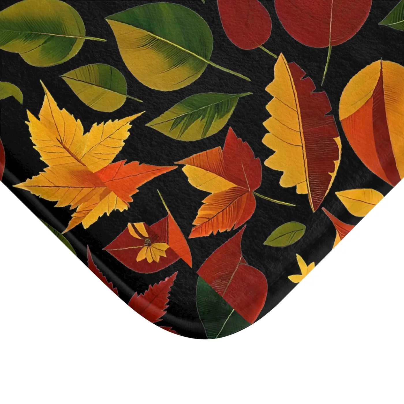 Fall Foliage Bath Mat - Cozy Seasonal Comfort - DipaliZ