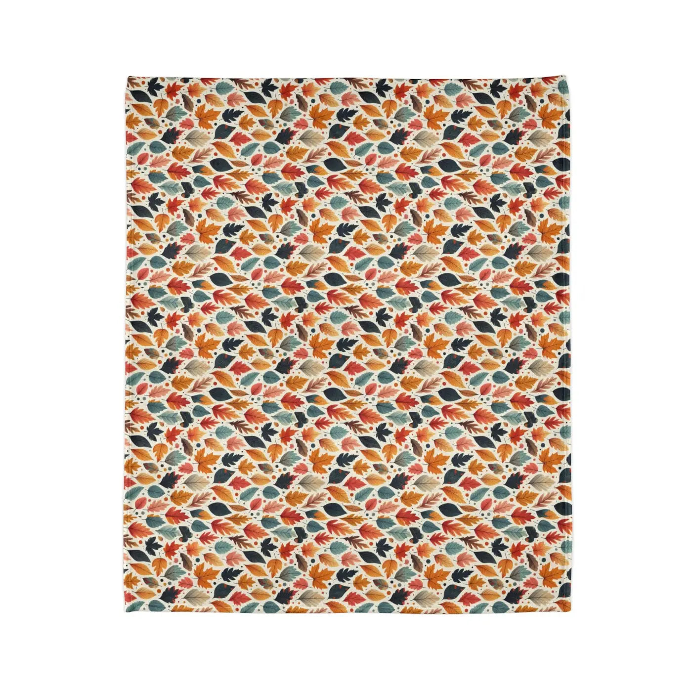 Soft Polyester Blanket - Fall Leaves Pattern - DipaliZ