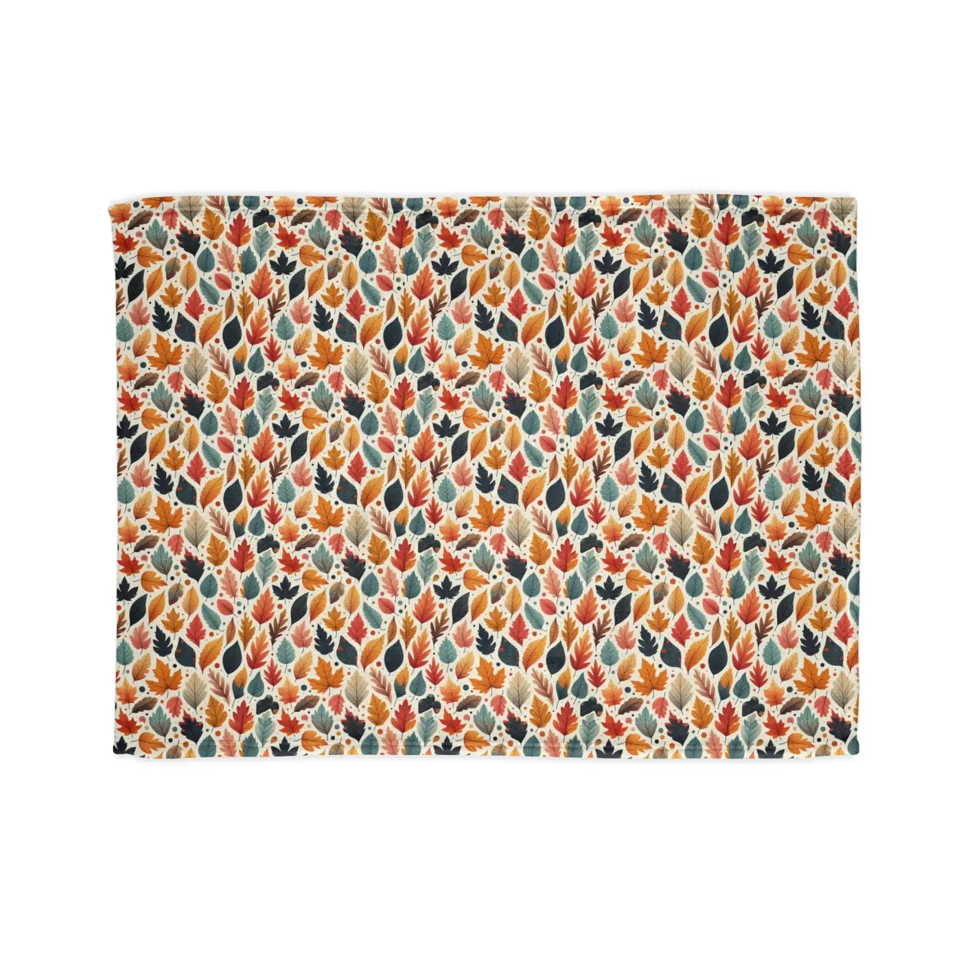 Soft Polyester Blanket - Fall Leaves Pattern - DipaliZ