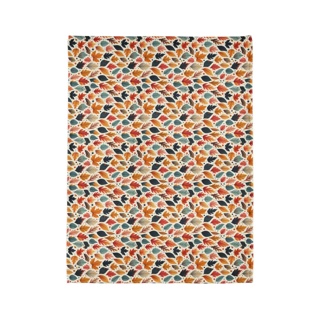 Soft Polyester Blanket - Fall Leaves Pattern - DipaliZ