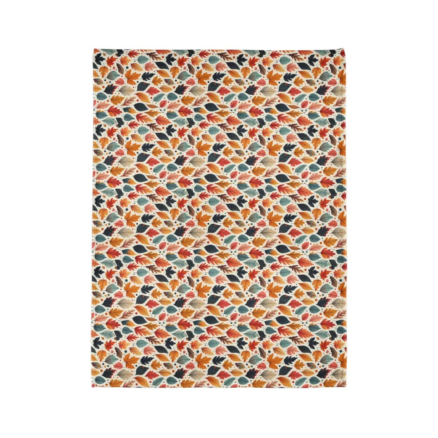 Soft Polyester Blanket - Fall Leaves Pattern - DipaliZ