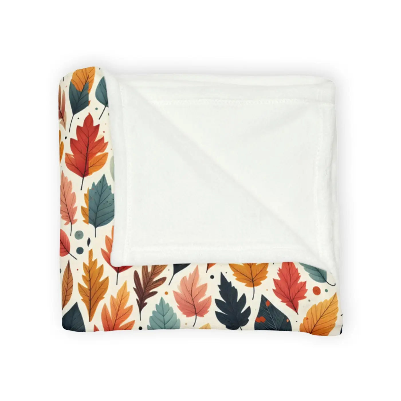 Soft Polyester Blanket - Fall Leaves Pattern - DipaliZ