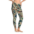 Vibrant Fall Leaves Spandex Leggings - Activewear - DipaliZ
