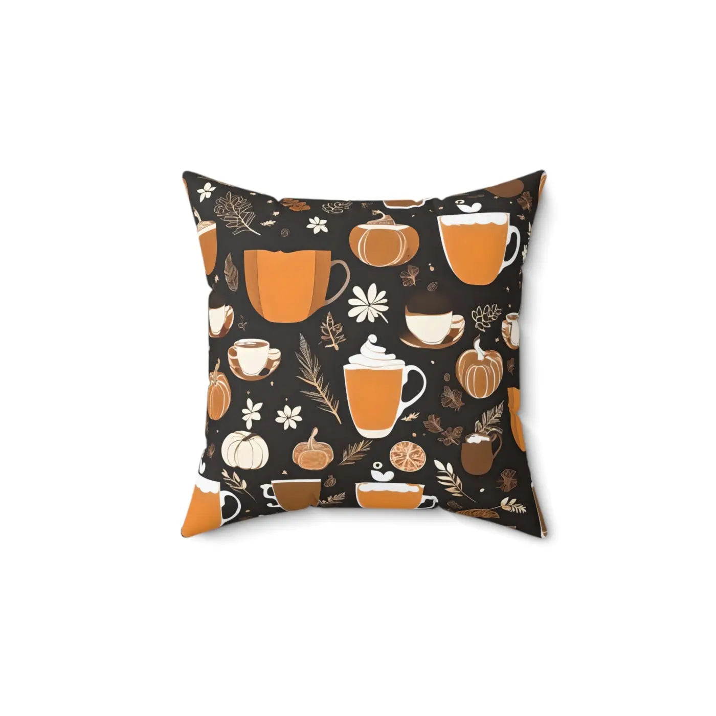 Cozy Polyester Square Pillow - Fall Season Comfort - DipaliZ