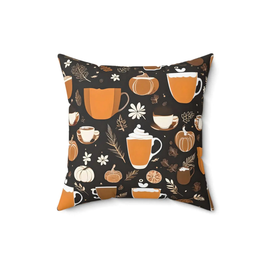 Cozy Polyester Square Pillow - Fall Season Comfort - DipaliZ