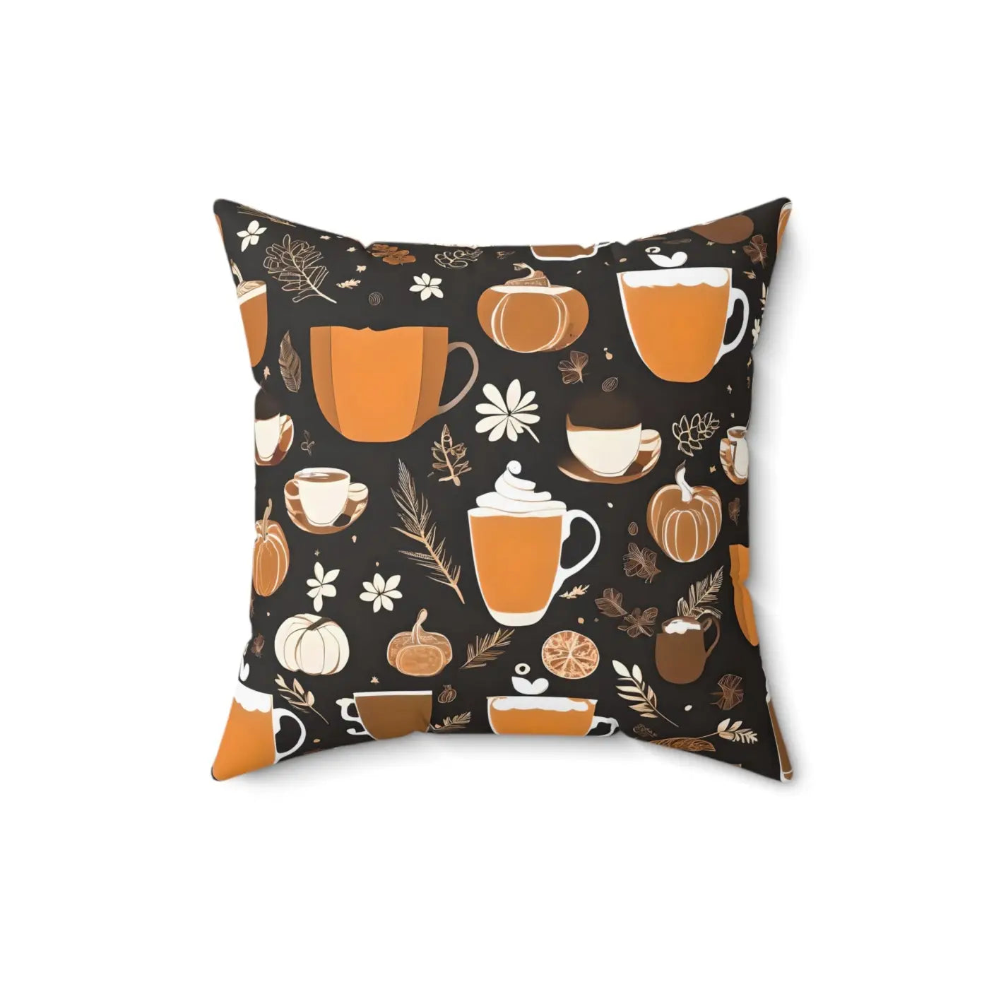 Cozy Polyester Square Pillow - Fall Season Comfort - DipaliZ