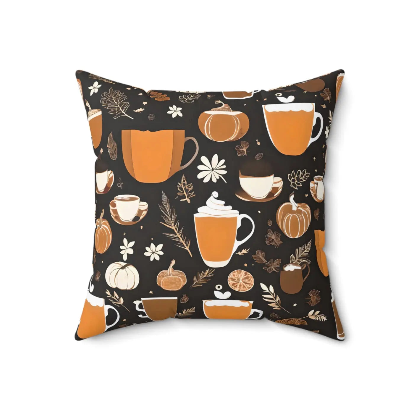 Cozy Polyester Square Pillow - Fall Season Comfort - DipaliZ