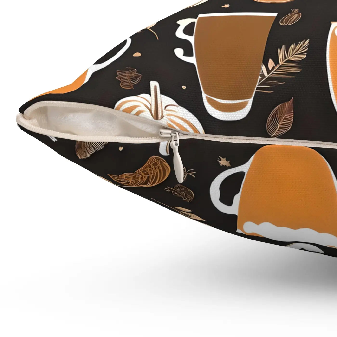 Cozy Polyester Square Pillow - Fall Season Comfort - DipaliZ