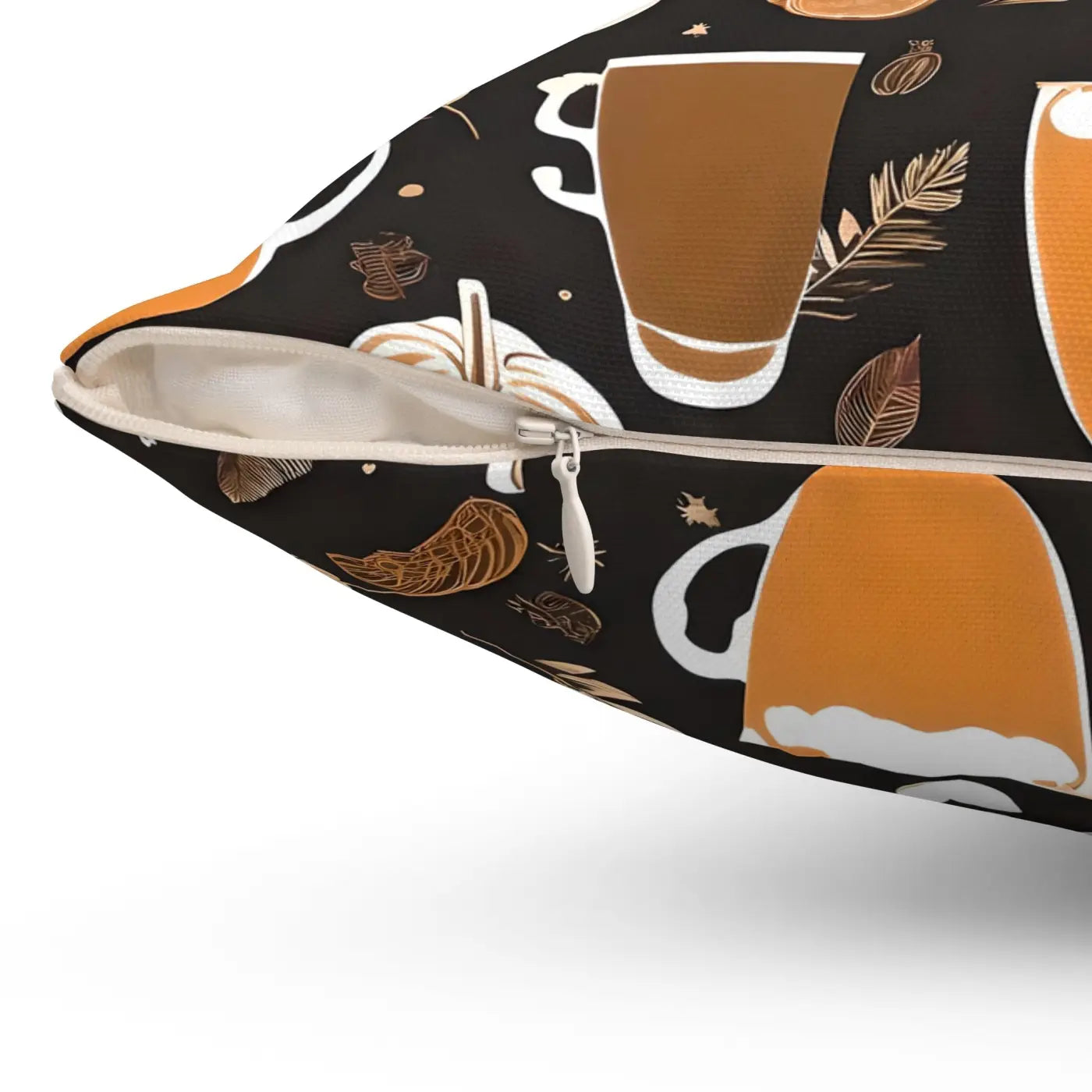Cozy Polyester Square Pillow - Fall Season Comfort - DipaliZ