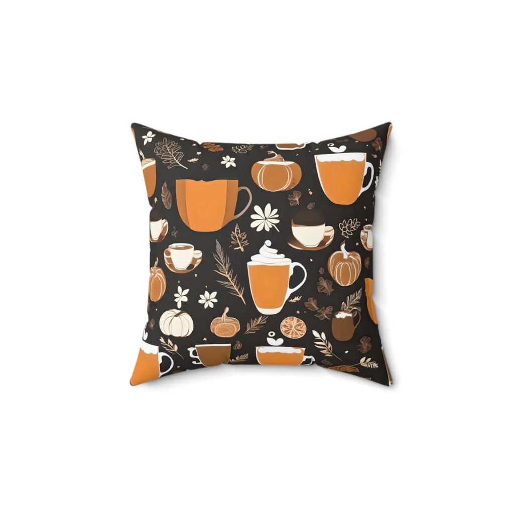 Cozy Polyester Square Pillow - Fall Season Comfort - DipaliZ