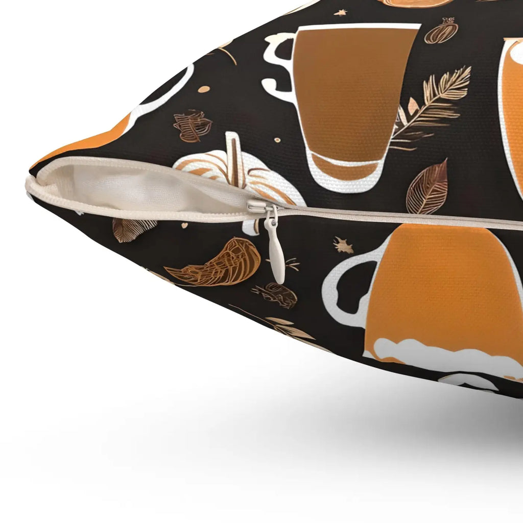 Cozy Polyester Square Pillow - Fall Season Comfort - DipaliZ