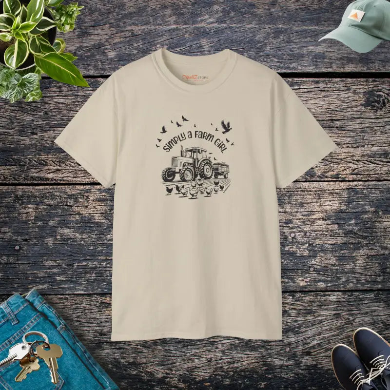 Unisex Ultra Cotton Tee - Vintage Farm Comfort - DipaliZ