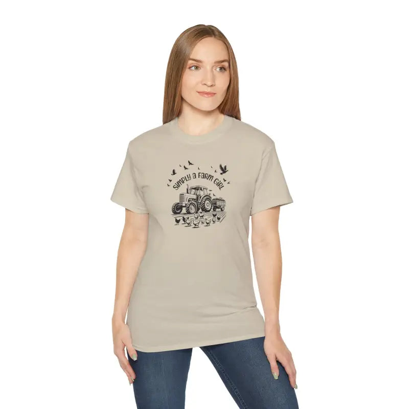 Unisex Ultra Cotton Tee - Vintage Farm Comfort - DipaliZ
