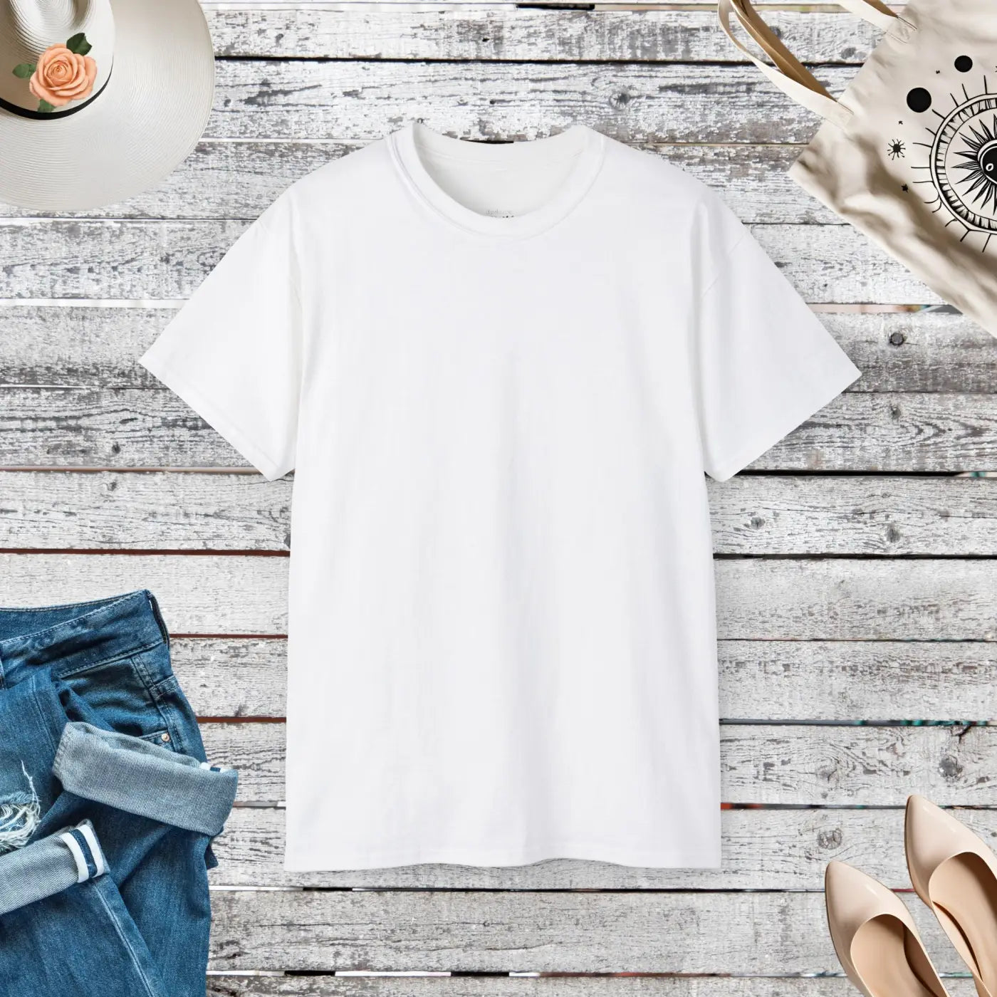 Farm Girl Ultra Cotton Tee - Unisex Soft Comfort Style - DipaliZ