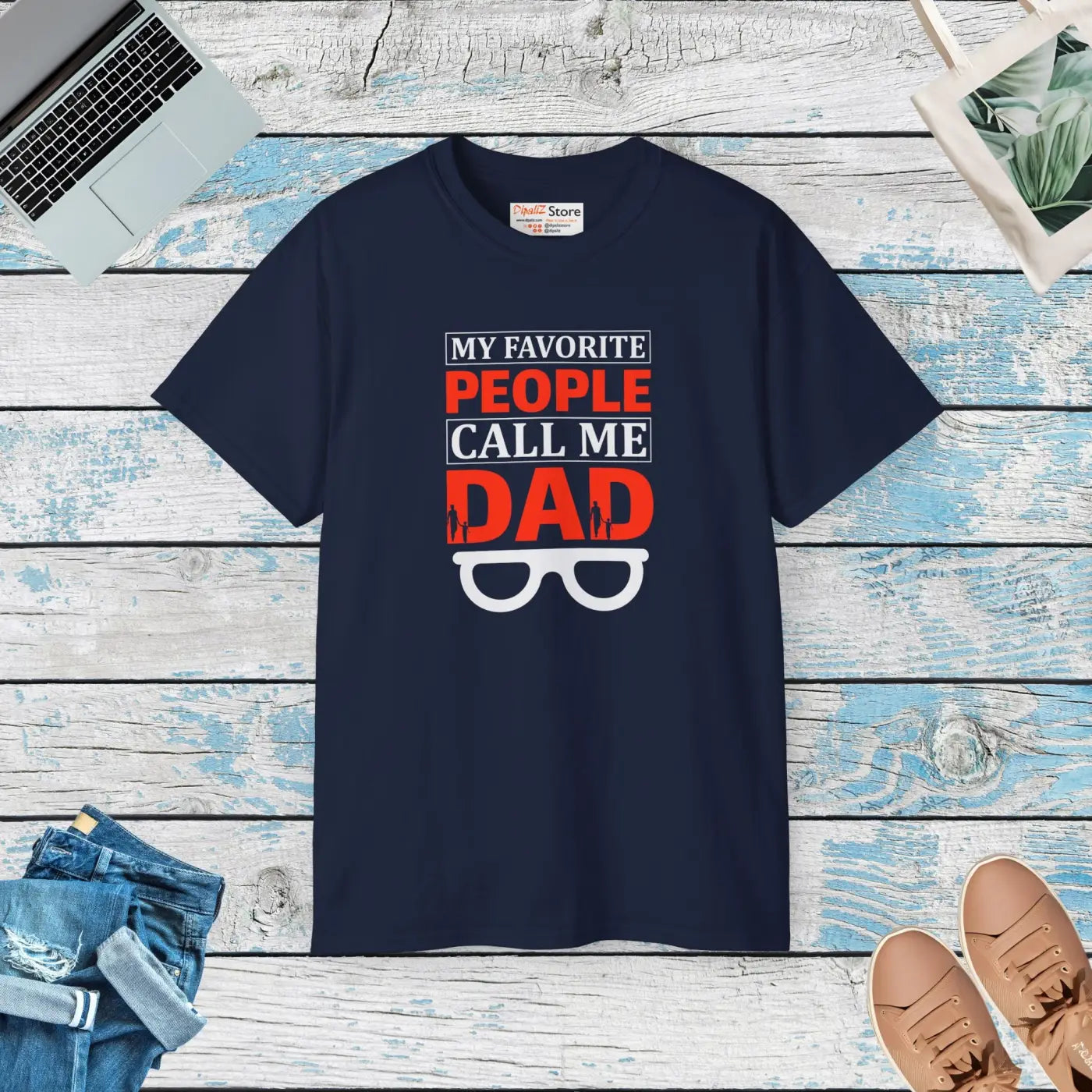 Unisex Ultra Cotton Tee - Dad Pride Comfort Style - DipaliZ