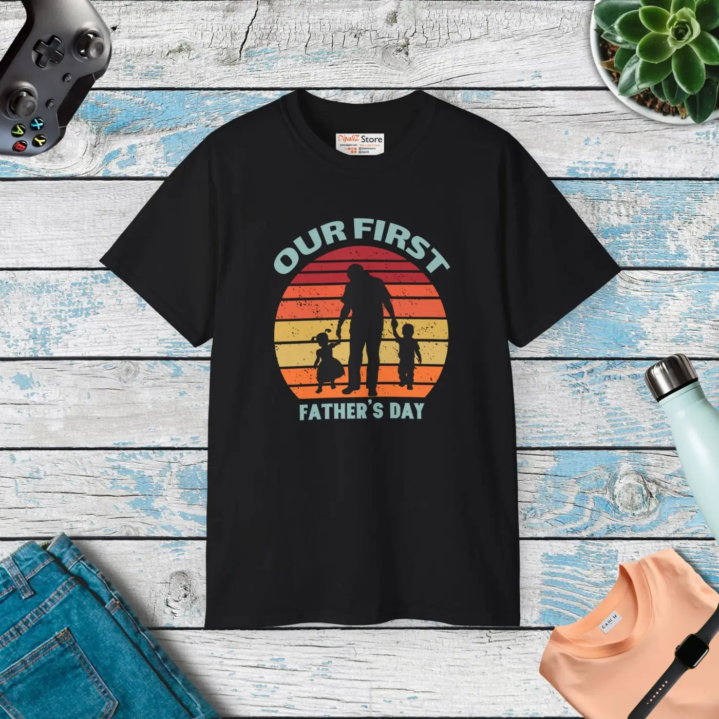 First Father's Day Ultra Cotton Tee - Comfort Fit - DipaliZ