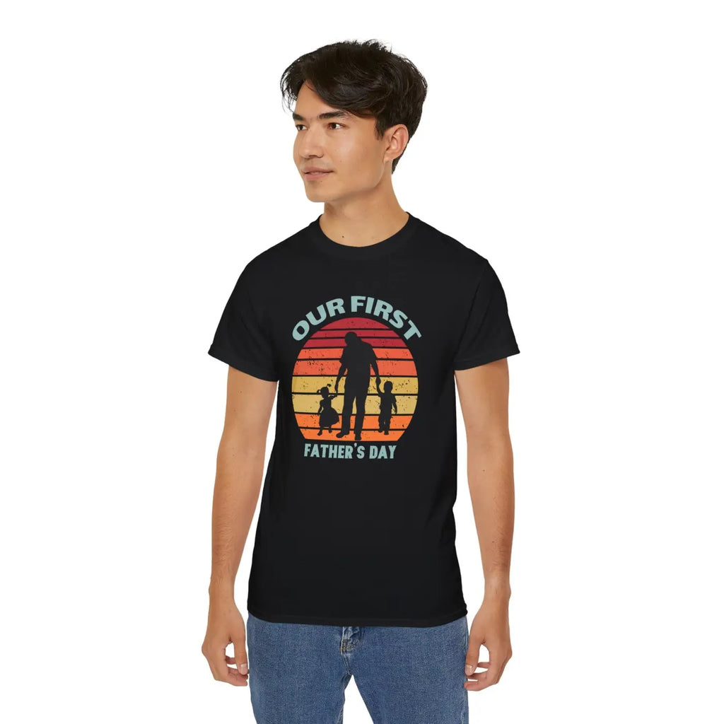 First Father's Day Ultra Cotton Tee - Comfort Fit - DipaliZ