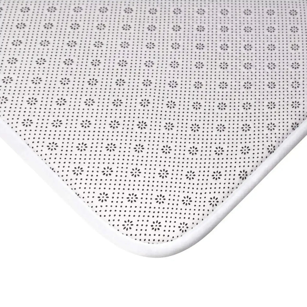 Fish Pattern Bath Mat - Soft Aquatic Bathroom Decor - DipaliZ