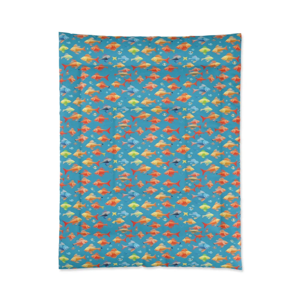 Fishes Polyester Marine Comforter - Cozy Ocean Vibes - DipaliZ