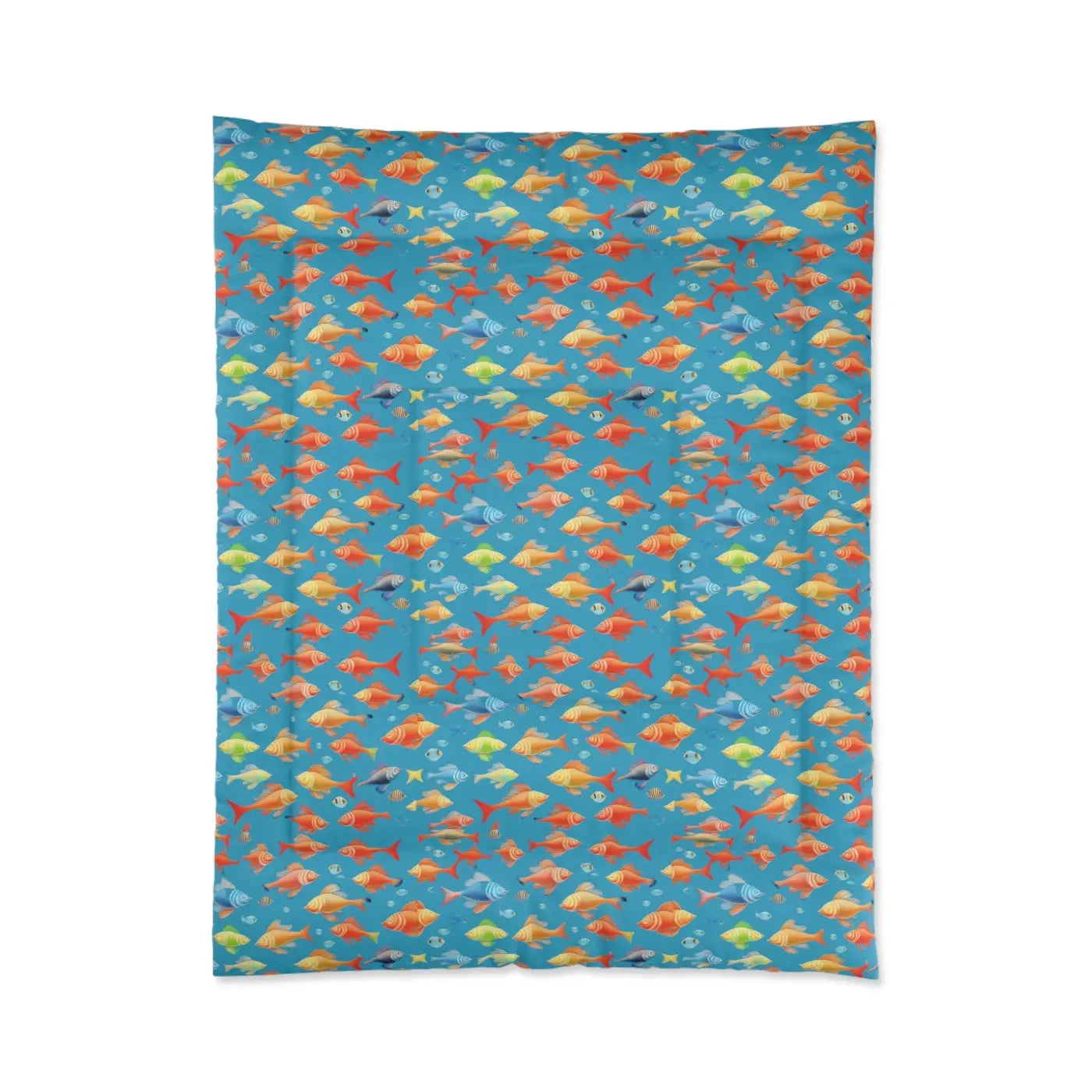 Fishes Polyester Marine Comforter - Cozy Ocean Vibes - DipaliZ