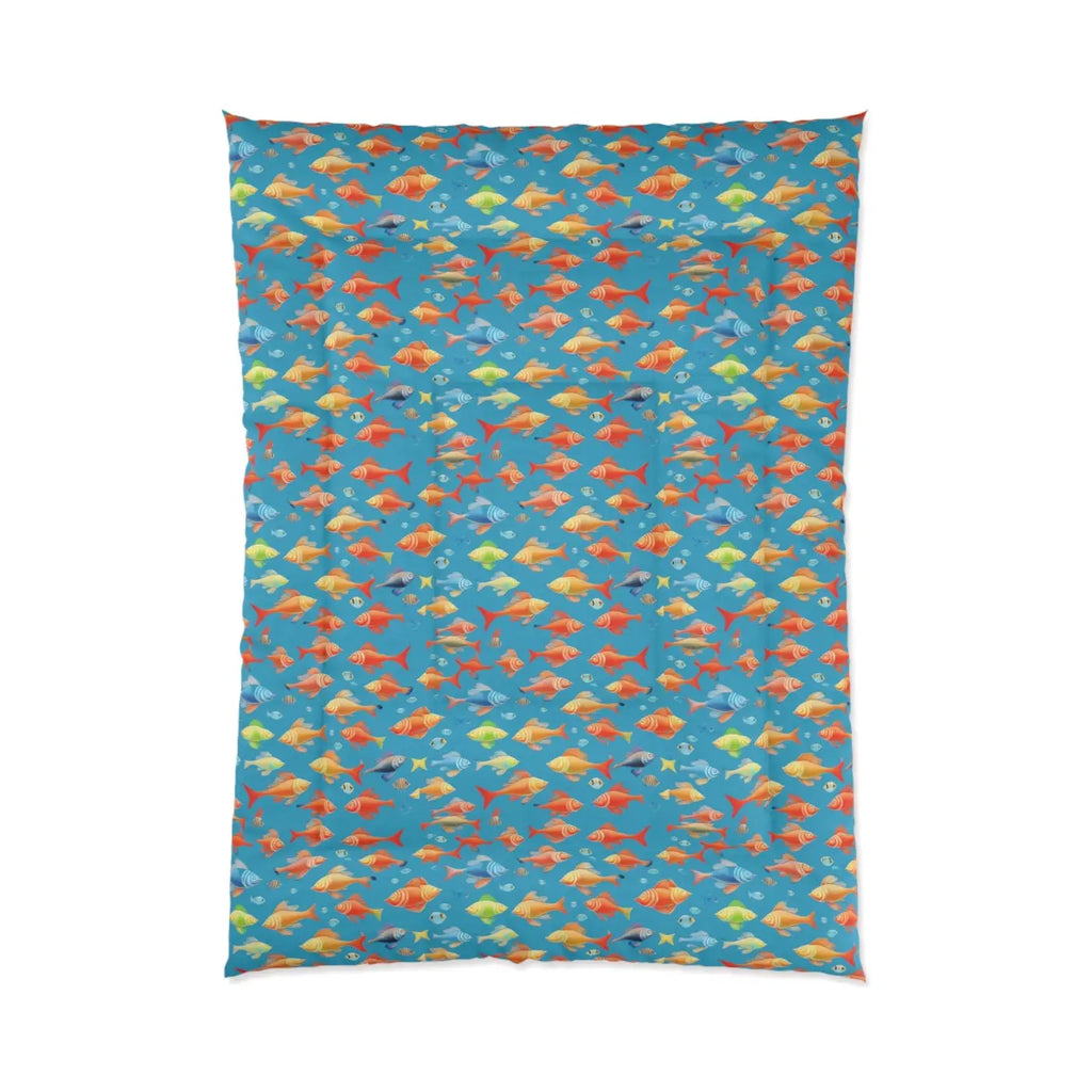 Fishes Polyester Marine Comforter - Cozy Ocean Vibes - DipaliZ