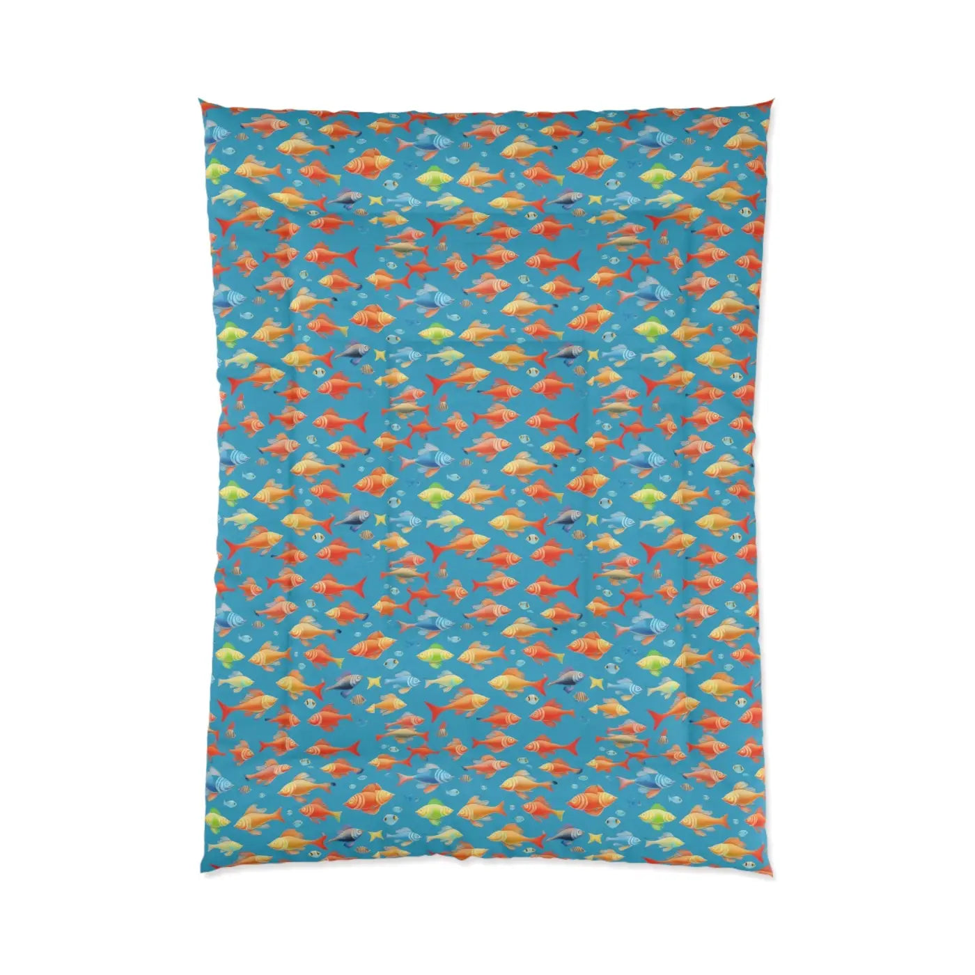 Fishes Polyester Marine Comforter - Cozy Ocean Vibes - DipaliZ