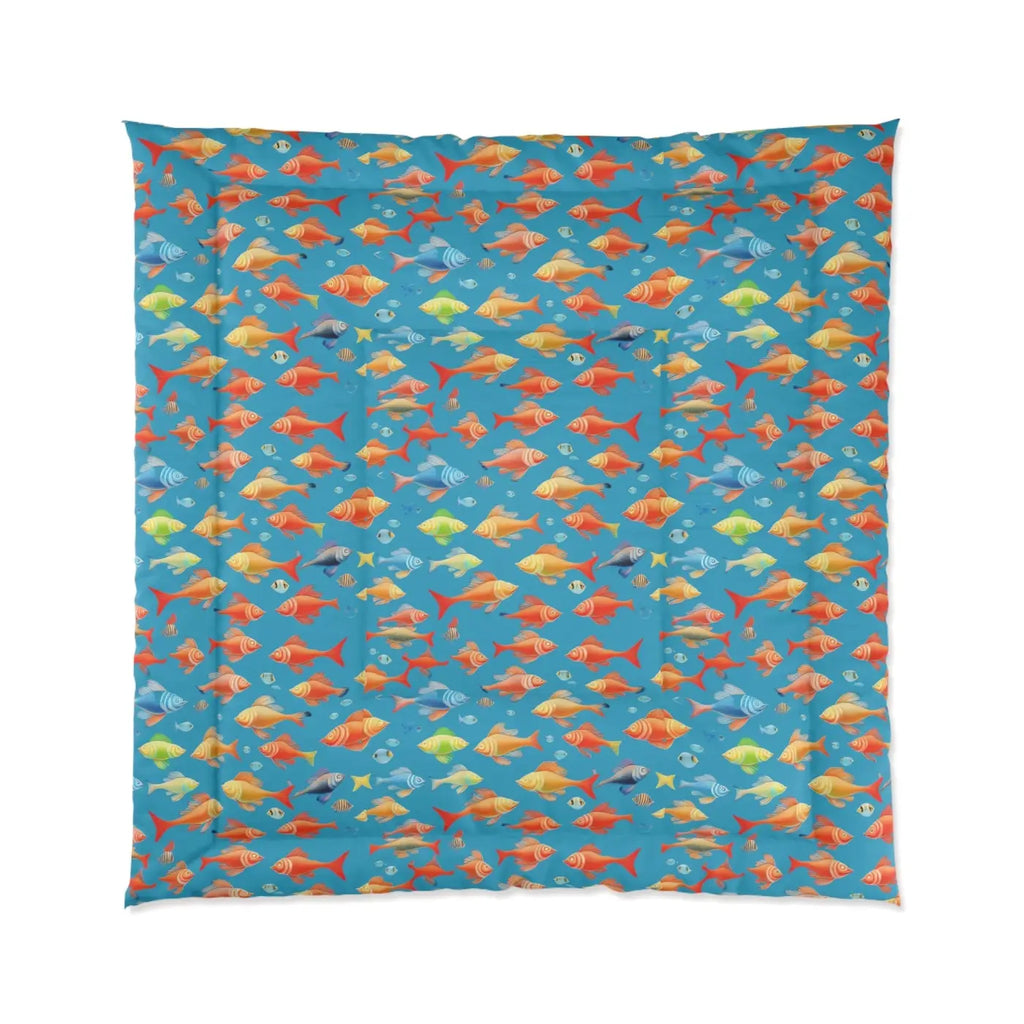 Fishes Polyester Marine Comforter - Cozy Ocean Vibes - DipaliZ