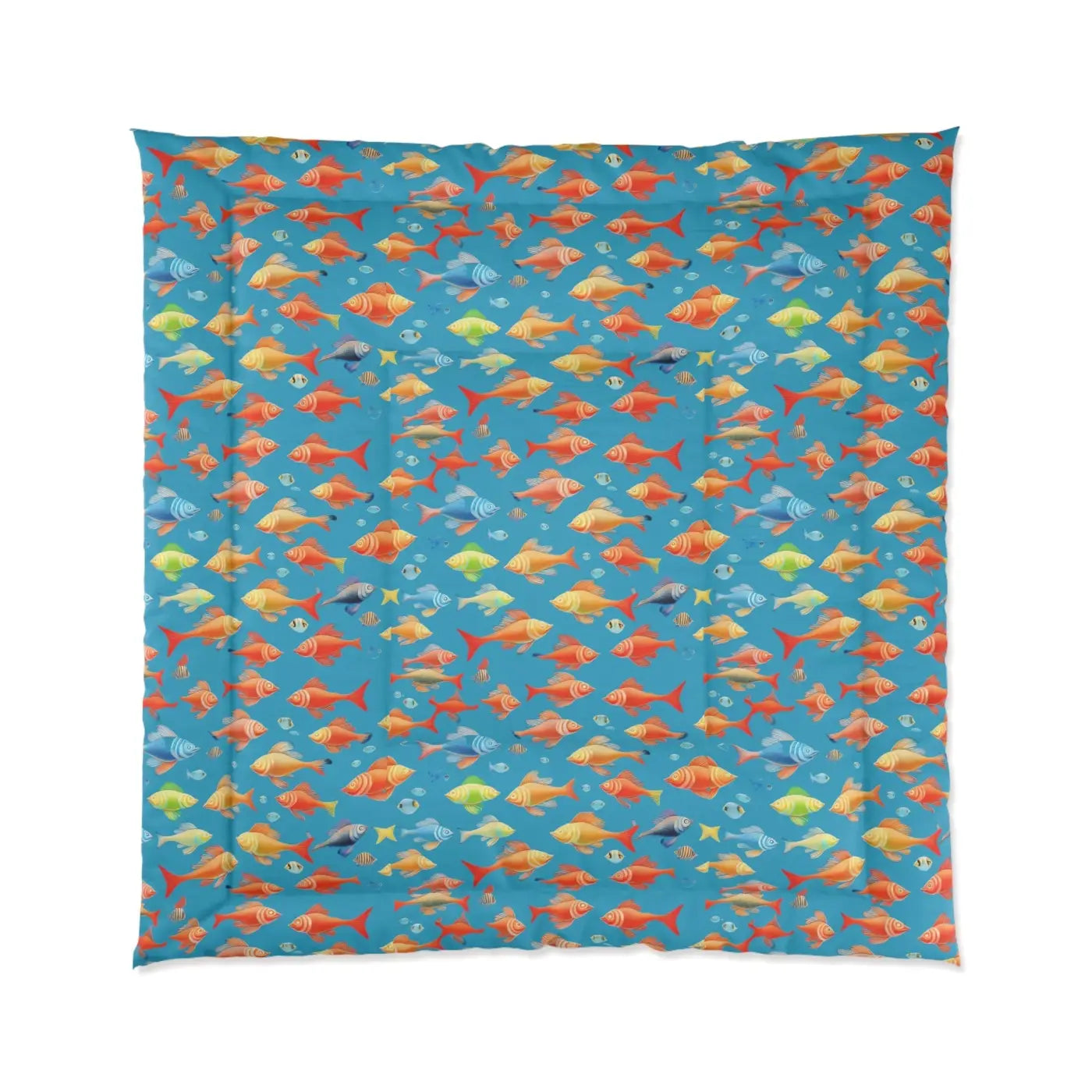 Fishes Polyester Marine Comforter - Cozy Ocean Vibes - DipaliZ