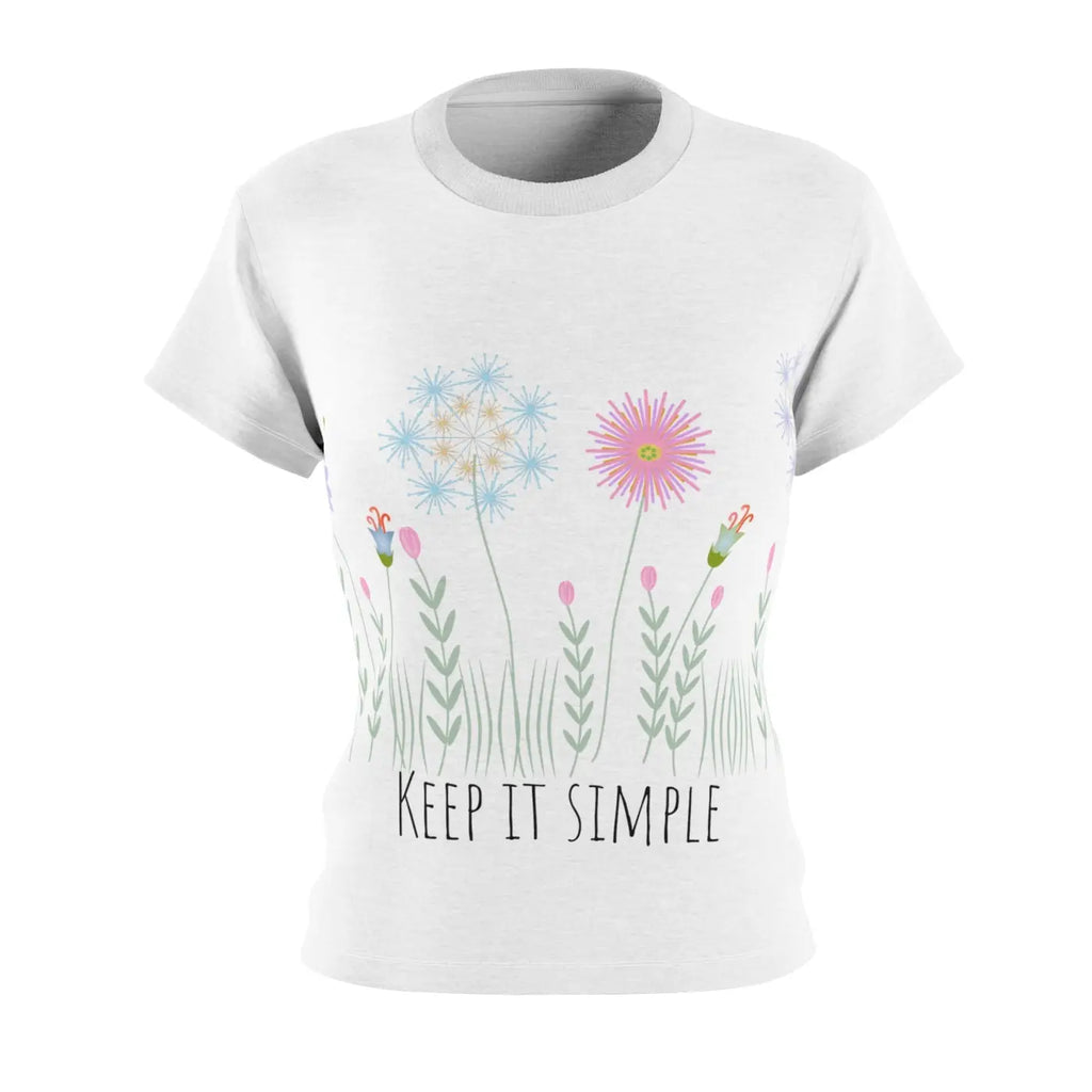 Radiant Women's AOP Cut Sew Tee - Cozy Elegance - DipaliZ